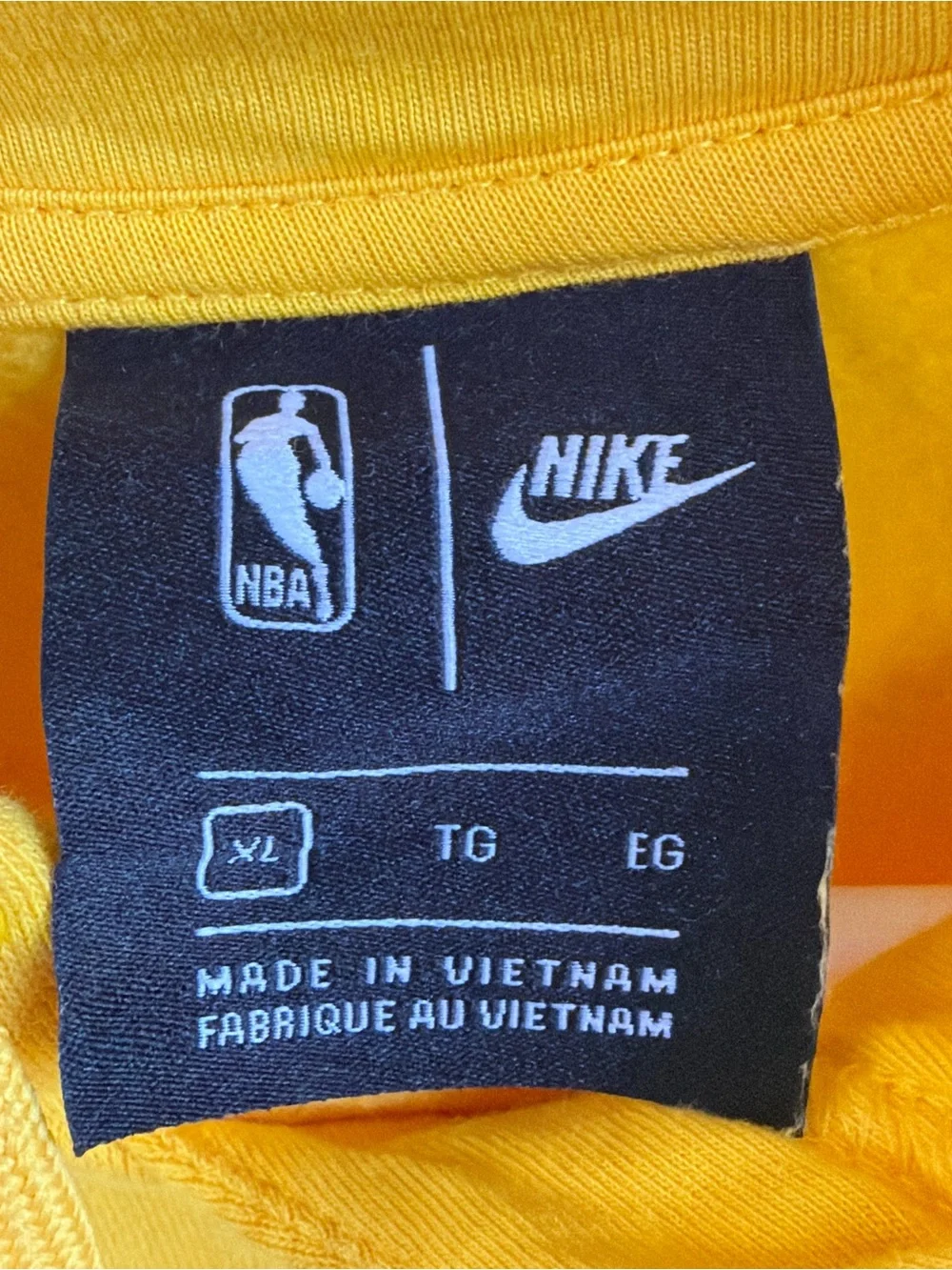 Nike NBA Los Angeles Lakers 2020 City Edition Essential Logo Hoodie XL Like New!